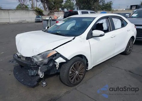 2016 Toyota Corolla S Plus z USA, uszkodzony, nr VIN 5YFBURHE8GP469287